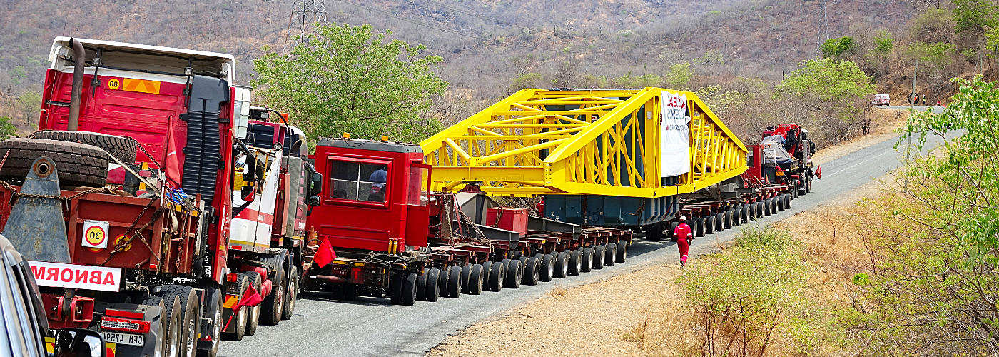 Planung und Bau eines Transportrahmes für einen Trafo-Transport in Mosambik // Scan Global Logistics